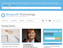 Tablet Screenshot of nonprofittech.com